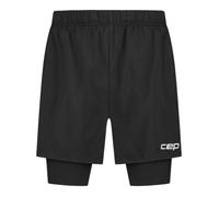 CEP Core Run 2in1 Shorts for Men - Black Performance Running Shorts