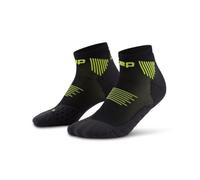 CEP Core Run Low-Cut Socks 5.0 for Men - Black/Lime, Perfect for Runners