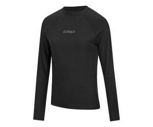CEP Core Run Merino BS Shirt S Black Women