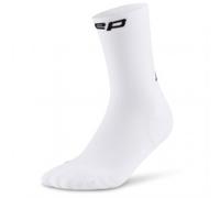 CEP Core Run Socks Mid-Cut 5.0 for Women - White Performance Running Socks
