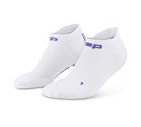 CEP Core Run Ultralight Compression No-Show Socks White Size 40-43 (EU) for Enhanced Comfort in Running and Training