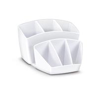 CEP Gloss 8 Compartment Desktop Organizer - Arctic White