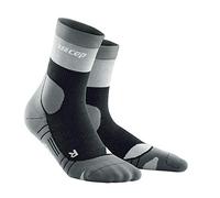 CEP - HIKING LIGHT MERINO MID-CUT REDESIGN SOCKS for men | Better stability thanks to hiking socks with compression in Stonegrey / grey | size III