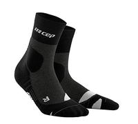 CEP - HIKING MERINO MID-CUT REDESIGN SOCKS for men | Ankle-high hiking socks with compression in Stonegrey/Grey | size III