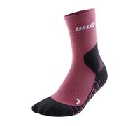 CEP Light Merino Mid-Cut Hiking Socks, Red, Size 34-37 (EU) - Comfortable, moisture-wicking for outdoor adventures