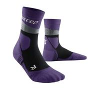 CEP Max Cushion Compression Mid-Cut Socks for Hiking and Active Use, Size 34-37 (EU), Purple