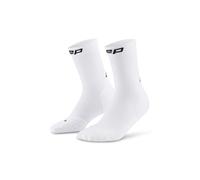CEP Men's Run, Mid Cut, 5.0, M Socks, White, 5.5/8