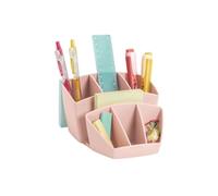 CEP Mineral Desk Tidy with 8 Sections Pink 105802681