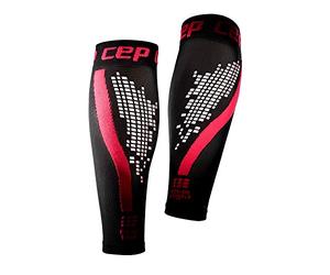 CEP - NIGHTTECH CALF SLEEVE 2.0 for women | Reflective leg compression sleeves in pink, size II