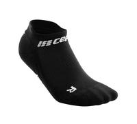 CEP - THE RUN COMPRESSION SOCKS NO SHOW for women | Extra short running socks in black with compression | Regenerating compression socks for women | Size II | S
