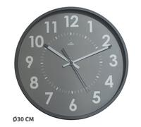 Cep Orium Silent Quartz Wall Clock 300mm Grey