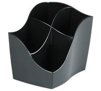 CEP Pencil Pot Ellypse OWA Polystyrene Black 11.8 x 8.9 x 9.8 cm