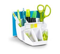 Cep Pro Gloss Pen Pot Organiser White W143 x D158 x H93mm (580GWHITE)