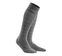 CEP Reflective Running Socks Men-Grey,Silver, Size V