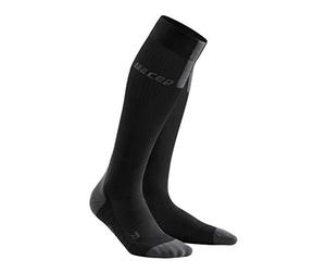 CEP - RUN SOCKS 3.0 for women | Compression sock with millimetre-precise pressure in black/grey, size II