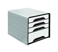 CEP 1071130121 office drawer unit Black, White Polystyrene