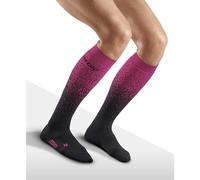 CEP Snowfall Women's Ski Socks Skiing Tall Women Black/Purple (735), 3