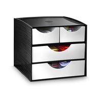 CEP Storage Station 2 Small 2 Large Drawers, Metal Grey