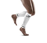 CEP - THE RUN COMPRESSION CALF SLEEVES for men | leg compression sleeves men in white for an effective muscle activation in the calf | Size V | XL