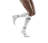 CEP - Women's The Run Socks Tall V4 - Compression socks size III, white/grey