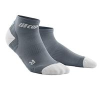 CEP - ULTRALIGHT COMPRESSION LOW-CUT SOCKS for women | Low-cut sport socks with compression in grey/grey | L | size IV