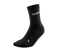 CEP Ultralight Compression Mid Cut Socks for Women - Black/Grey Running Essentials