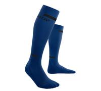 CEP Women's Compression Run Socks Tall V4 - Blue for Enhanced Performance and Comfort