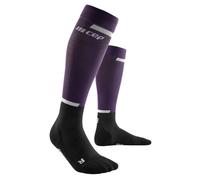 CEP Women's Compression Socks Tall V4 in Violet/Black for Enhanced Running Performance