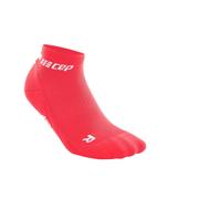 CEP Women's Low Cut Compression Run Socks - Pink for Enhanced Performance