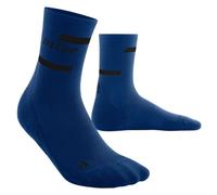 CEP Women's Mid Cut Compression Running Socks - Blue
