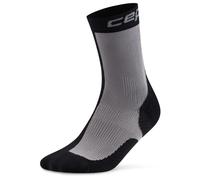 CEP - Women's Run Edition Half&Half Mid Cut 5.0 - Running socks size III, grey