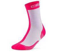 CEP - Women's Run Edition Half&Half Mid Cut 5.0 - Running socks size III, pink/purple