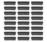 Cepewa Plant Box Suitable for Euro Pallets, Set of 24, Made of Plastic Plant Pots, Width 38 cm (1 x Set of 24 Plant Boxes, Width 38 cm)