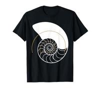Cephalopod Geometry Golden Arc Ratio Spiral Mathematics T-Shirt