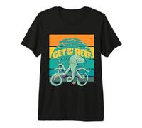 Cephalopod Get Off My Reef Kraken Octopus Squid Fish Lover Premium T-Shirt