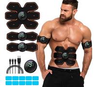 cepignoly Joinpital ABS Stimulator Workout Equipment, Ab Machine USB Rechargeable Gear for Abdomen/Arm/Leg, Strength Training Equipment for Men and Women