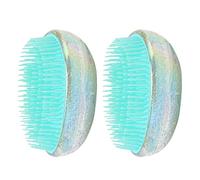 Cepillo para el cabello con forma de huevo, peine para desenredar, lindo, redondo, portátil, húmedo, seco, para masaje del cuero cabelludo, cepillo para desenredar para