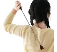 Ceprznvey Back Scratchers for Adults | Retractable Stainless Steel,5-Section Long Back Scratch Tool - for Men Women Dad Mom Adults Home Shower Office Daily Travel Outdoor