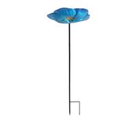 Ceprznvey Bird Bath Basin - Bird Bath on Stand for Garden with Water Bowl - Solar Stake Garden Decoration for Terrace Garden Wildlife Observation