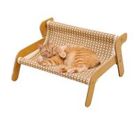 Ceprznvey Cat Scratching Post Sofa - Relaxing Corner Scratching Post for Kitten, Sisal and Wood Comfortable Furniture Protector for Indoor Pet Exercise Area and Rest