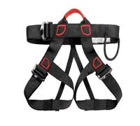 Ceprznvey Climbing Harness, Climbing Safety Belt, Multi-Functional Adjustable Half Body Waist Support for Rappelling, Rescue, High-Altitude Work, 19.69-48.82 Inches, 480g, Polyester