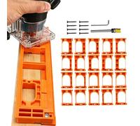 Ceprznvey Concealed Hinge Slotting Template - Reusable Adjustable 10 Width | Cancealed Cabinet Connector Jig,for Cabinets Doors Bedroom Kitchen Office Coffee Shop