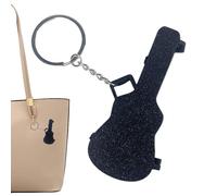 Ceprznvey Guitar Pick Case, 3D Print Plectrum Holder, Portable Keychain Charm, Lightweight PP Material, Secure & Compact Storage, Ideal for Musicians & Festivals, 3.07 x 1.77 x 0.47 inches