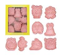 Ceprznvey Halloween 3D - Halloween Cutters Shape | 3D Cookie Cutter Press Decor for Kids