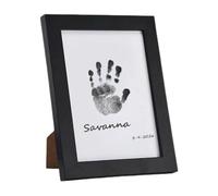 Ceprznvey Puppy Paw Print Kit, Pet Impression Keepsake, Animal Memory Frame, Cat Dog Paw Mould Set, Sentimental Present for Animal Lovers, Pawprint Display for Home, MDF and Paper Materials