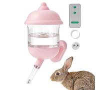 Ceprznvey Small Animal Water Bottle,170ml Leak Proof Magnetic Drinker,Cage Water Bottle with Remote Control Night Light | for Gerbil Ferret Sugar Glider Bunny Cage Drinking