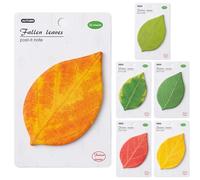 Ceprznvey Sticky Memo Pads - Easy to Post - Leaves Shape Sticky Memo Pads | for Classroom Library Dorm Home Students Teachers Boys Girls Women