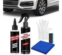 Ceprznvey Tire Cleaner - High Gloss Long-Lasting Tire Coating Agent for Automotive Detailing | Shine & Protection for Car Trim, Wheels, Exterior Wash, Garage Use, and Auto Care Labor