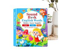 Ceprznvey Toddler Sound Books,Learning Interactive Book Toys | Electronic Sensory Educational Games for Talking Reader Speech Words Girl Boy