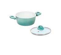 Cerafit Revolution Cooking Pot 22 cm 2-Piece Ceramic Non-Stick Coating Meat Roasting Pot with Glass Lid PFAS Free Thermal Speed All Hob Types Oven Dishwasher Safe